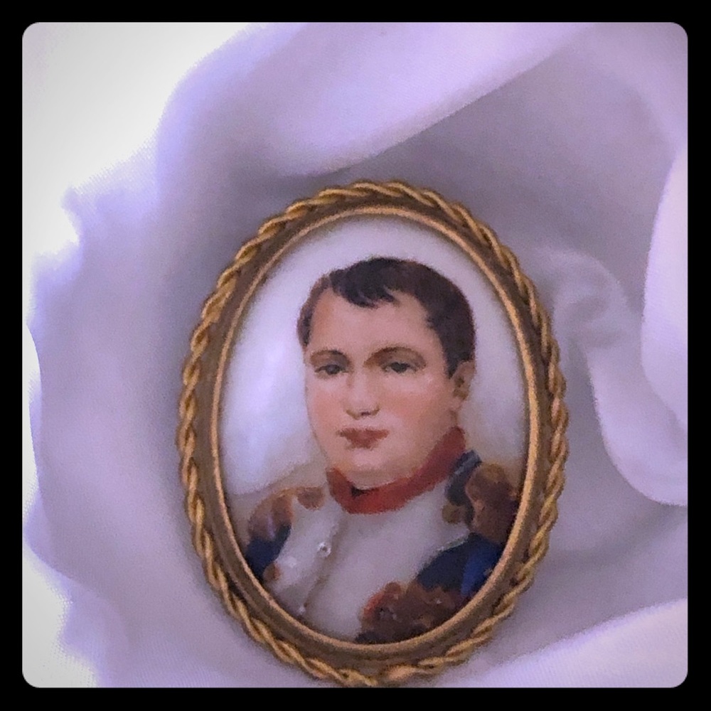 Napoleon Limoges brooch